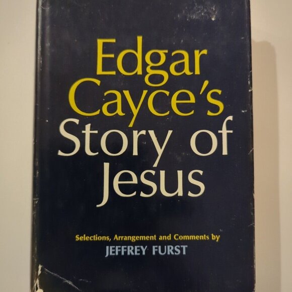 Edgar Cayce's Story of Jesus First American Edition 1969 HC DJ Vtg Jeffrey Hurst - Picture 1 of 10